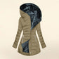 🌸 OFFRE LIMITÉE –50% ! ✨ Manteau à capuche isolé pour femme, hiver