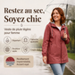 🌸 OFFRE LIMITÉE –50% ! ✨ Veste à capuche imperméable d'extérieur pour femme