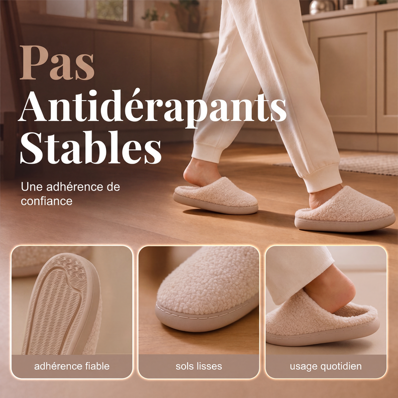 🔥 50% DE RÉDUCTION ! ✨ Chaussons d'hiver confortables pour hommes et femmes