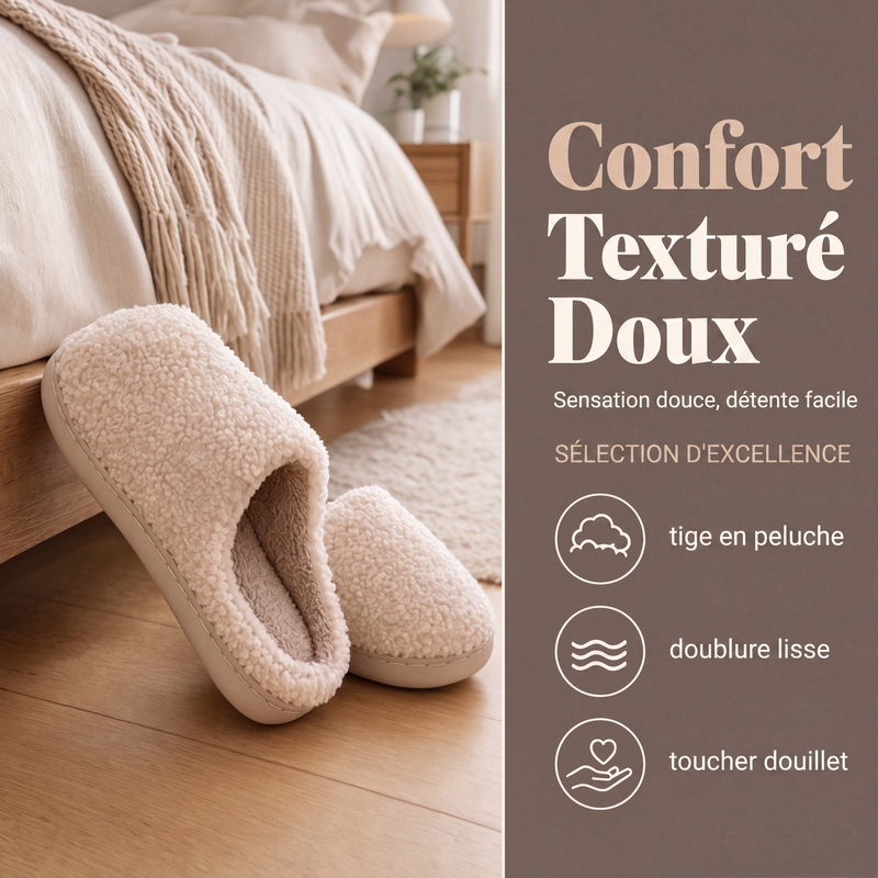🔥 50% DE RÉDUCTION ! ✨ Chaussons d'hiver confortables pour hommes et femmes