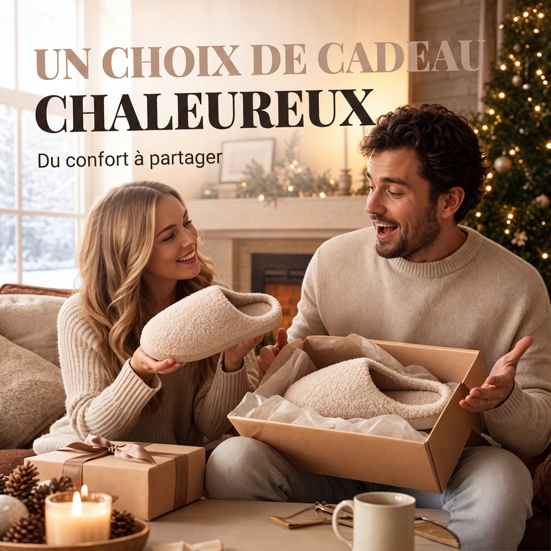 🔥 50% DE RÉDUCTION ! ✨ Chaussons d'hiver confortables pour hommes et femmes