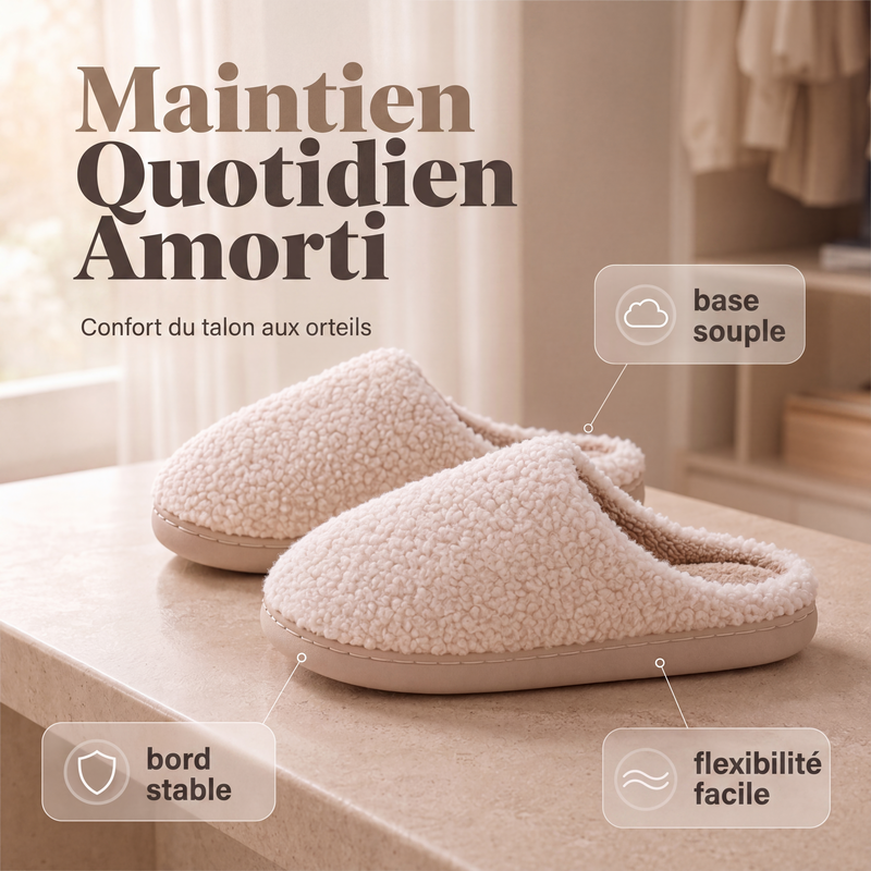 🔥 50% DE RÉDUCTION ! ✨ Chaussons d'hiver confortables pour hommes et femmes