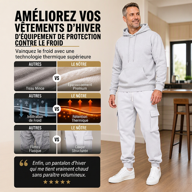 🔥 50% DE RÉDUCTION ! ✨ Joggers cargo amples pour homme avec cordon de serrage