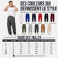 🔥 50% DE RÉDUCTION ! ✨ Joggers cargo amples pour homme avec cordon de serrage