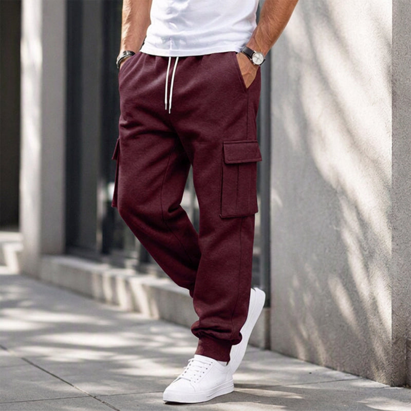 🔥 50% DE RÉDUCTION ! ✨ Joggers cargo amples pour homme avec cordon de serrage