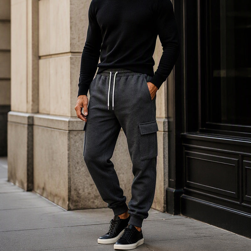 🔥 50% DE RÉDUCTION ! ✨ Joggers cargo amples pour homme avec cordon de serrage