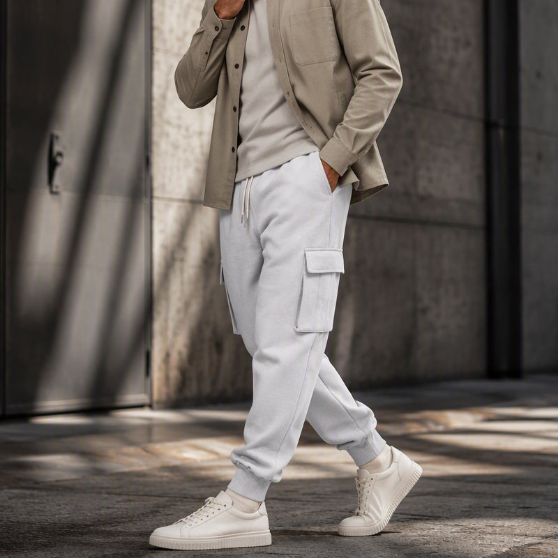 🔥 50% DE RÉDUCTION ! ✨ Joggers cargo amples pour homme avec cordon de serrage