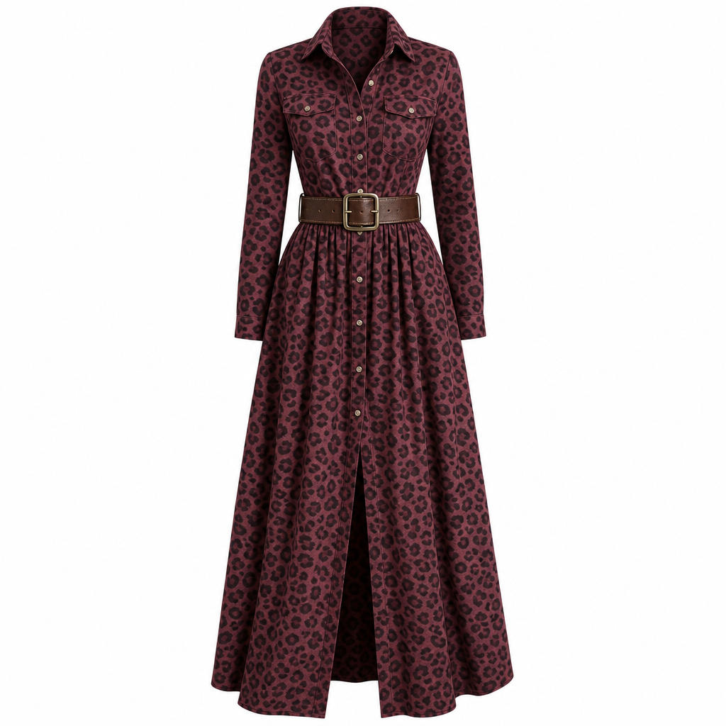 Robe vintage française à carreaux pour femmes grandes tailles, avec ourlet irrégulier et coupe amincissante