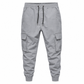 Pantalon cargo décontracté pour homme avec multiples poches et cordon de serrage