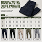 Pantalon cargo décontracté pour homme avec multiples poches et cordon de serrage