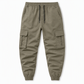 Pantalon cargo décontracté pour homme avec multiples poches et cordon de serrage