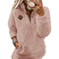 🔥 -50 % | ☁️ Sweat Demi-Zip Oversize Femme – Douceur, Chaleur & Confort