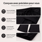 Pantalon cargo évasé à taille haute avec cordon de serrage pour femme