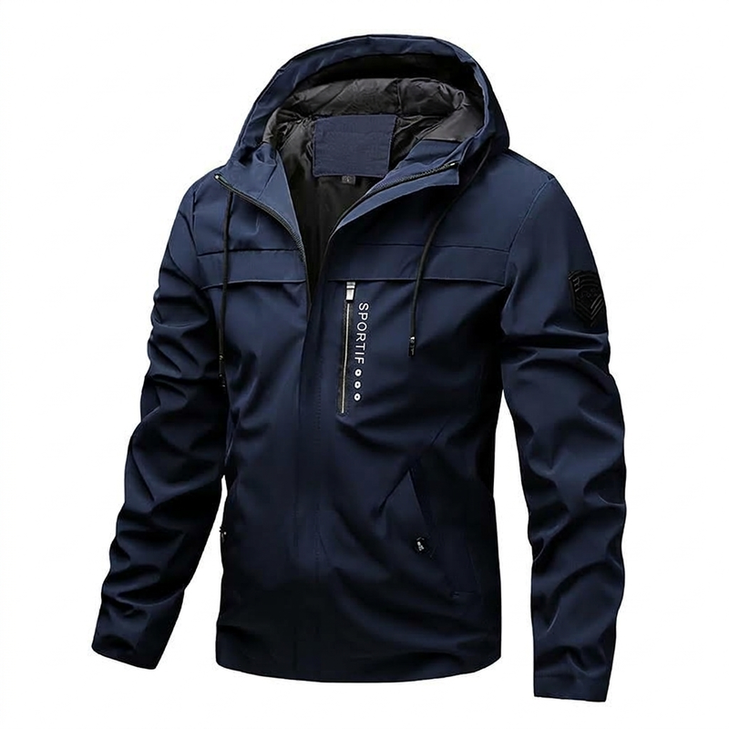 Veste à capuche adaptée à toutes les conditions météorologiques
