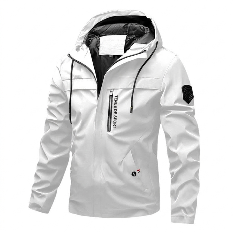 Veste à capuche adaptée à toutes les conditions météorologiques