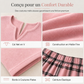 Ensemble haut en maille et legging à carreaux pour femme