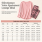 Ensemble haut en maille et legging à carreaux pour femme