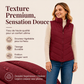 Gilet matelassé à col montant pour femme