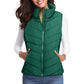 Gilet matelassé à col montant pour femme