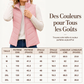 Gilet matelassé à col montant pour femme