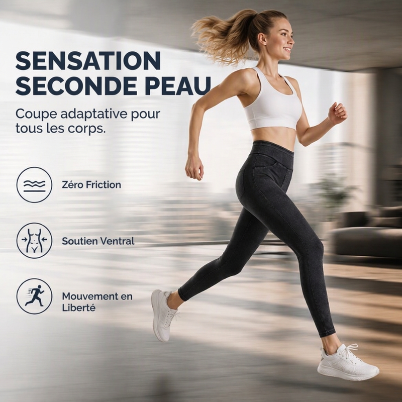 Jean minceur taille haute pour femme