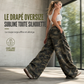 Pantalons de survêtement larges vintage délavés pour femme