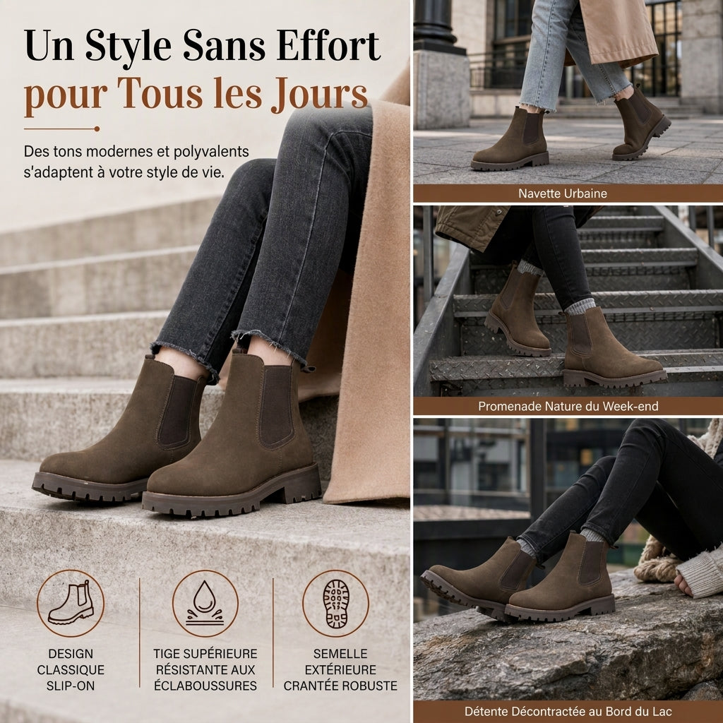 Bottines confortables décontractées pour femmes