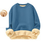 Sweatshirt ras du cou pour homme doublé polaire