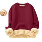 Sweatshirt ras du cou pour homme doublé polaire
