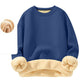 Sweatshirt ras du cou pour homme doublé polaire