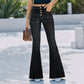 Jeans Flare Taille Haute pour Femme – Stretch Confortable & Coupe Évasée Tendance ✨