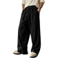 Pantalon large plissé décontracté pour homme