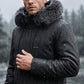 📢📢60%  OFF !! ⏰Men's Windproof Hooded Thermal Mid-Length Parka Jacket
