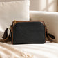 Sac bandoulière élégant à 3 couches avec motif losange