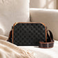 Sac bandoulière élégant à 3 couches avec motif losange