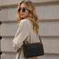 Sac bandoulière élégant à 3 couches avec motif losange