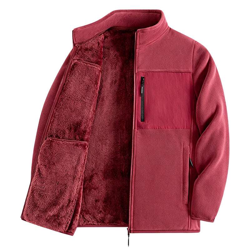 Veste zippée en polaire épaisse unisexe