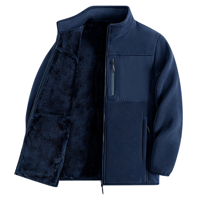 Veste zippée en polaire épaisse unisexe