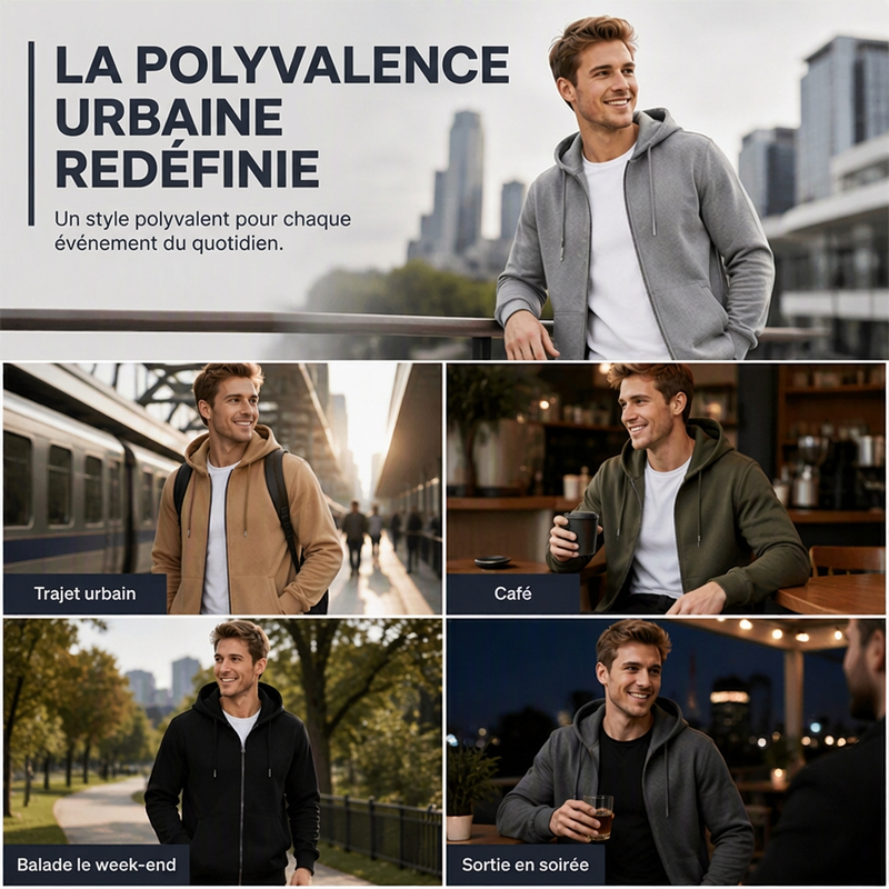 Veste à capuche pour homme à motif ananas et grille