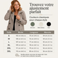 Manteau décontracté à double boutonnage et col revers pour femme