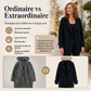 Manteau décontracté à double boutonnage et col revers pour femme