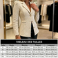 Blazer chic ajusté pour femme