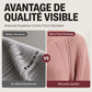 Robe pull en maille col roulé douce pour femme
