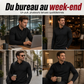 Sweat léger à manches longues texturé pour homme