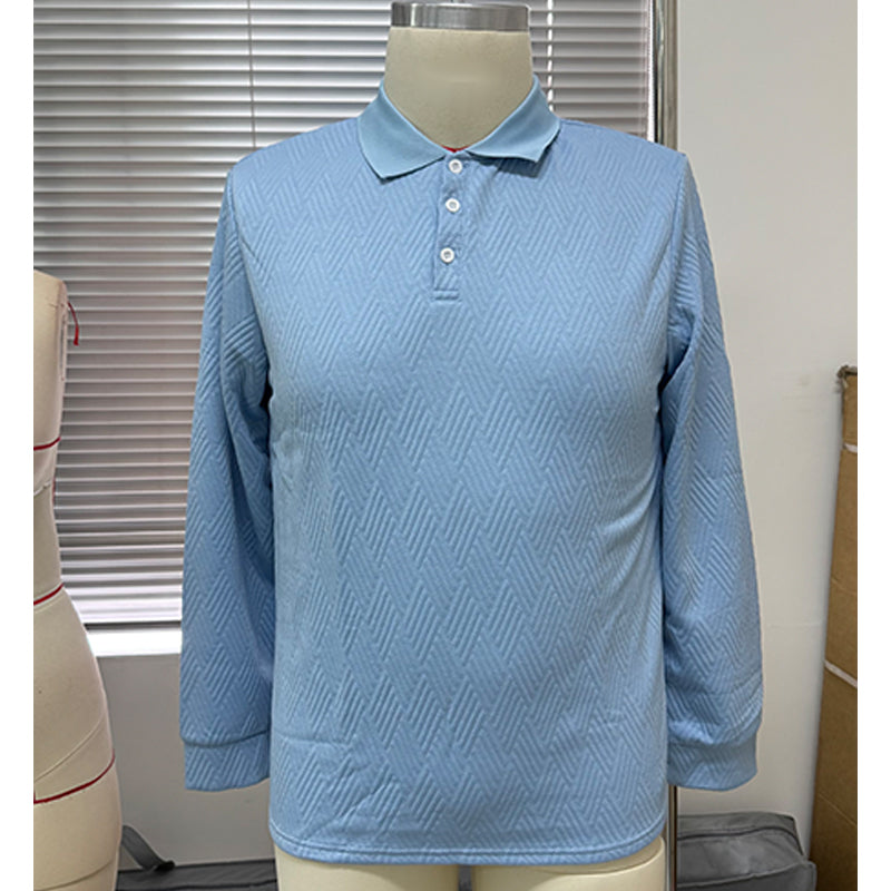 Sweat léger à manches longues texturé pour homme