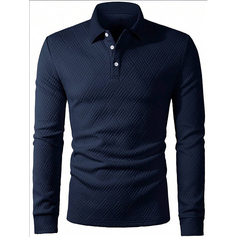Sweat léger à manches longues texturé pour homme