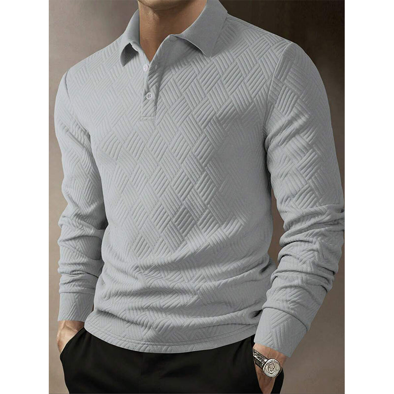 Sweat léger à manches longues texturé pour homme