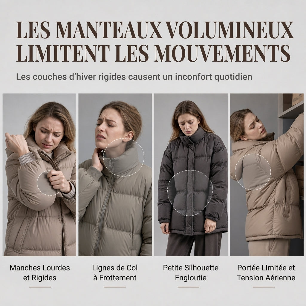 Manteau d'hiver court en coton matelassé chaud et épais pour femme, col montant, tricot torsadé, patchwork, manches longues