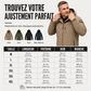 Veste à capuche imperméable et chaude pour homme, hiver