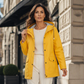 Veste d'extérieur imperméable et coupe-vent pour femme